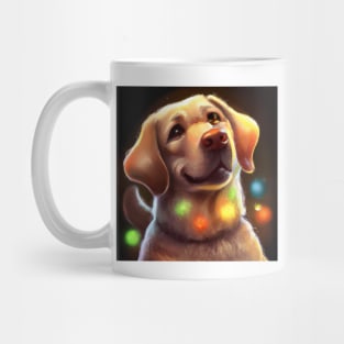 Cute Labrador Retriever Drawing Mug